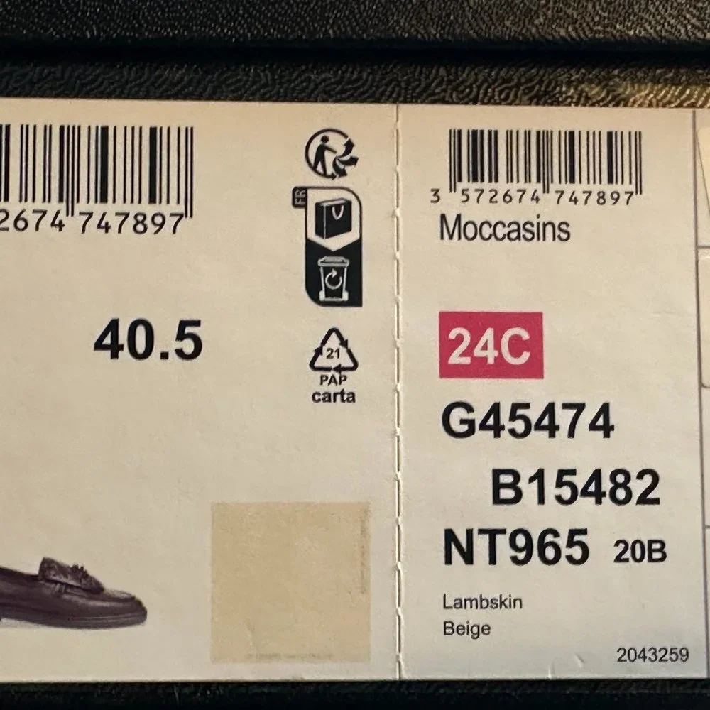 CHANEL 24C Leather Quilted Tab Turn Lock Turnlock CC Loafer Moccasin Flat Shoes - Picture 11 of 11